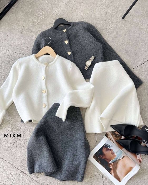 Костюм ангора спідниця + кофта