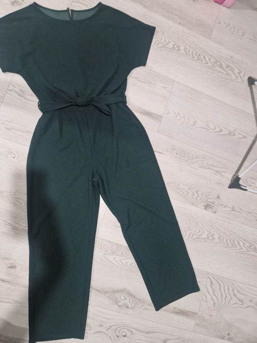 ciemnozielony kombinezon damski xl