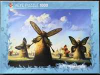 Puzzle 1000 Heye Vladimir Kush Dreamlands Windmill Wiatraki