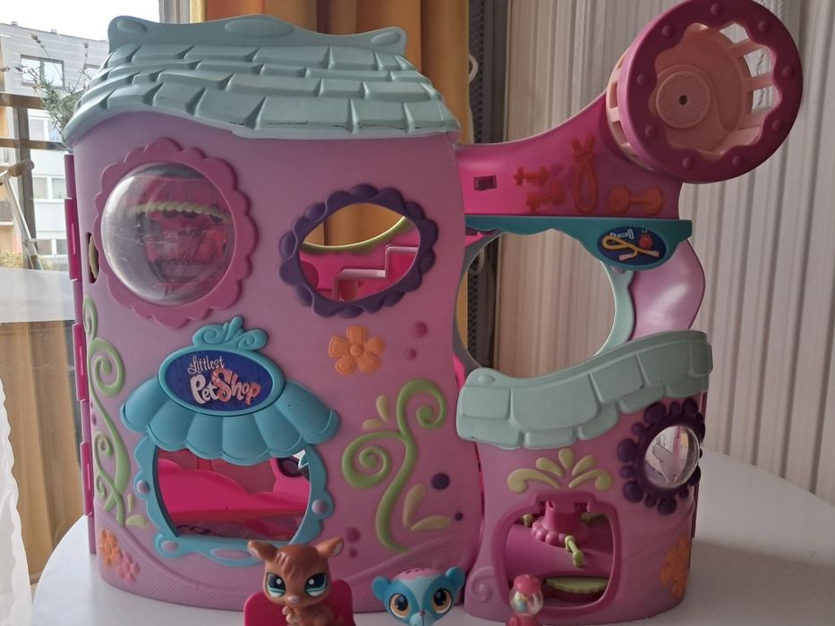 Domek siłownia Littlest Pet Shop lps zestaw