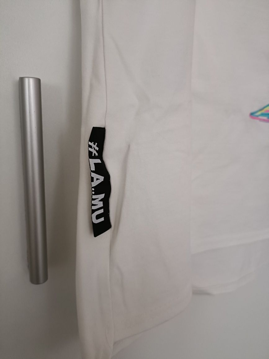 Koszulka t-shirt la.mu cyrkonie aplikacja