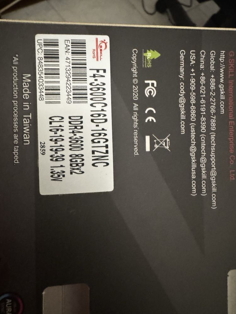 Bundle ryzen 5900x 32GB crosshair vii