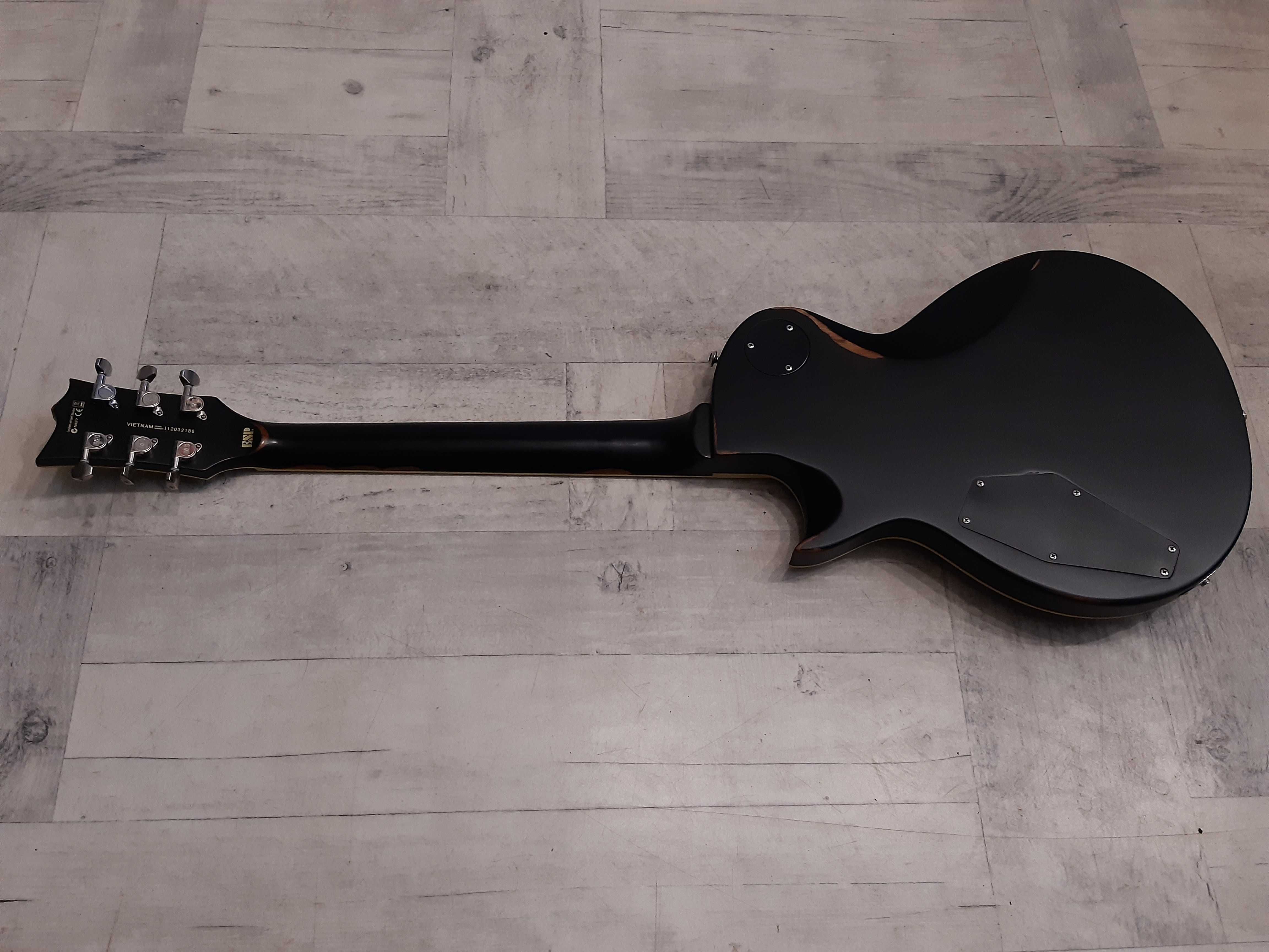 Super Gitara Les Paul-ESP LTD EC-256-Black Relic -wysyłka Free-zamiana