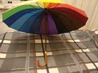 Зонт - трость.
Цвет - радуга