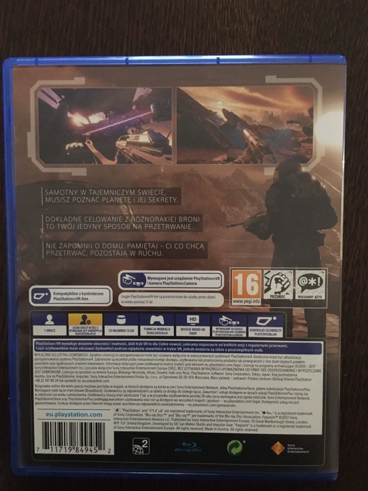 Gra Farpoint na PS4 Playstation 4