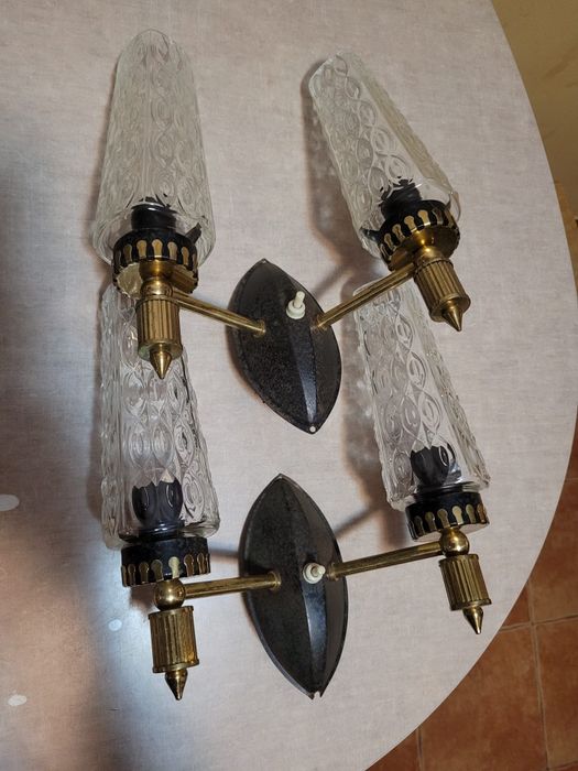 Komplet kinkietów Vintage