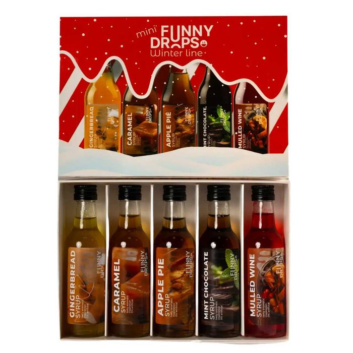 Набор сиропов Funny Drops Winter Line 5 шт по 50 мл