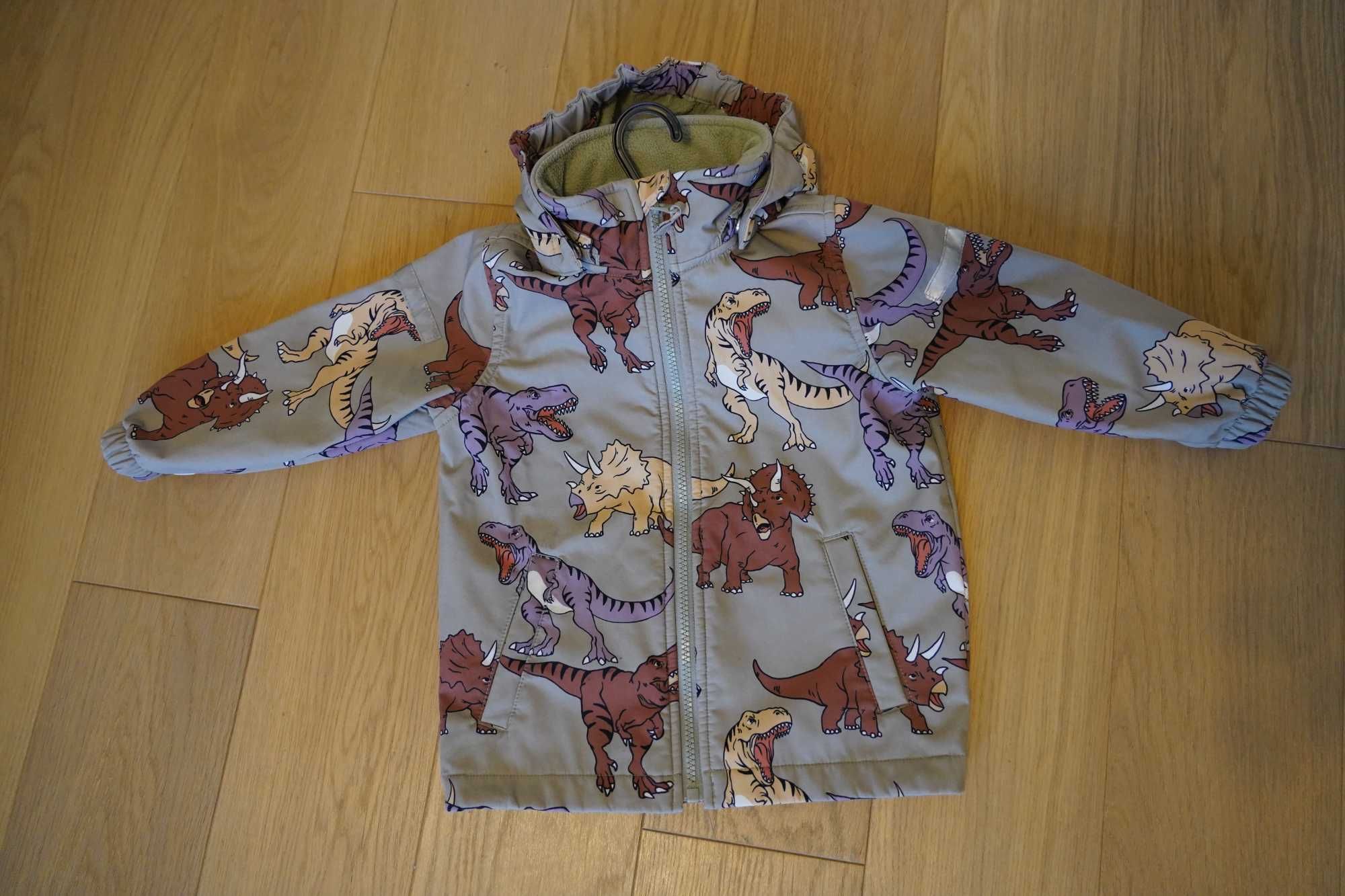 Kurta softshell, z odblaskami, jesienna, Lindex, rozm. 98