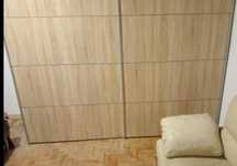 Roupeiro bege, grande de 2 portas