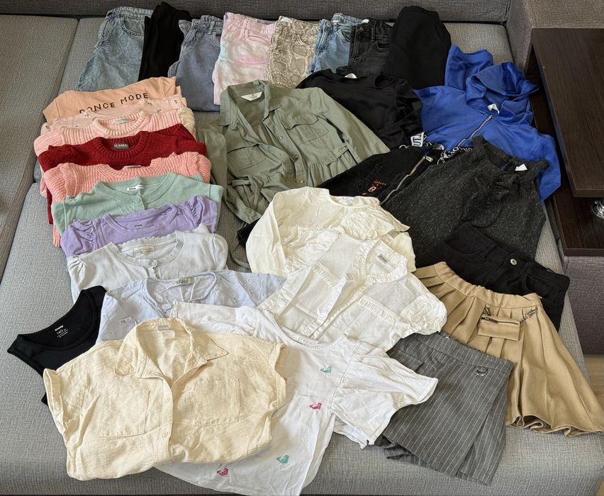 Речі/джинси/сорочки/сукні/штани/костюми на дівчинку 128-146 см