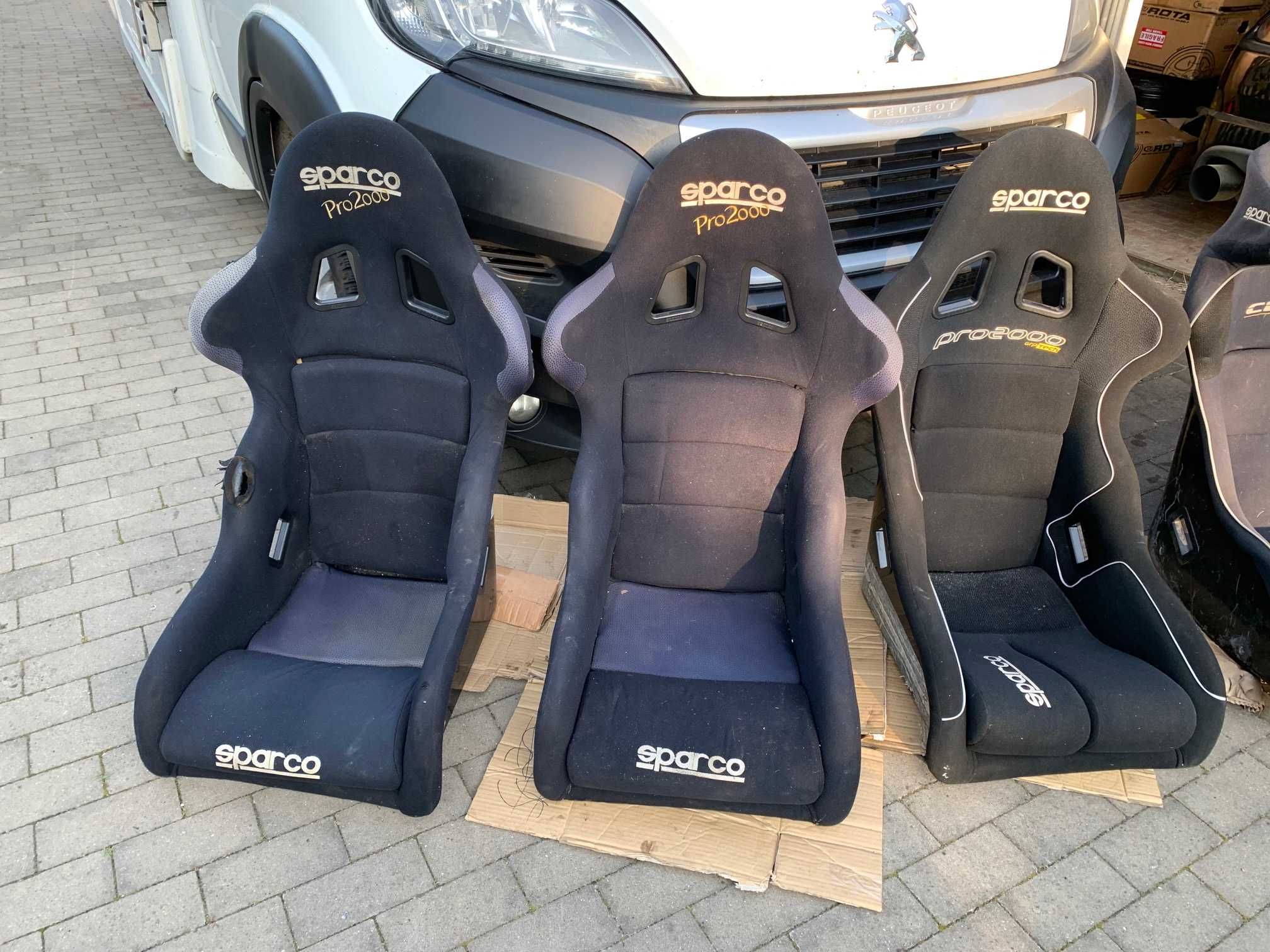 2X fotel kubełkowy SPARCO PRO2000 time atac kjs drift rajdy recaro omp