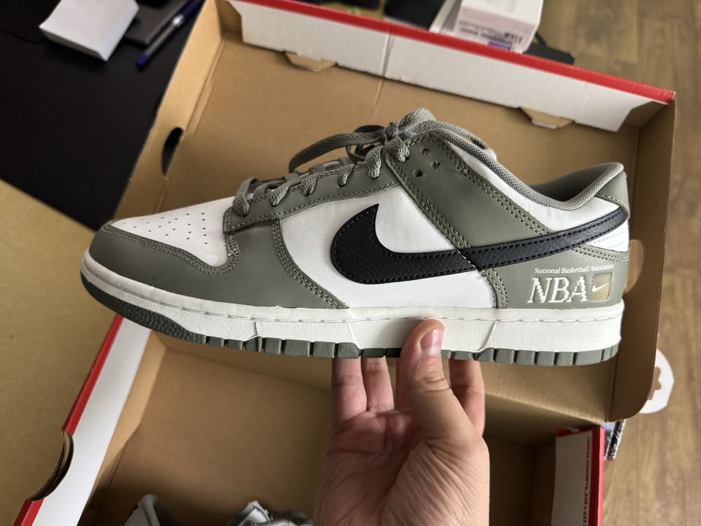 Оригінал Кросівки Nike Dunk Low Grey/White /28,5см, 29,5см,30см /