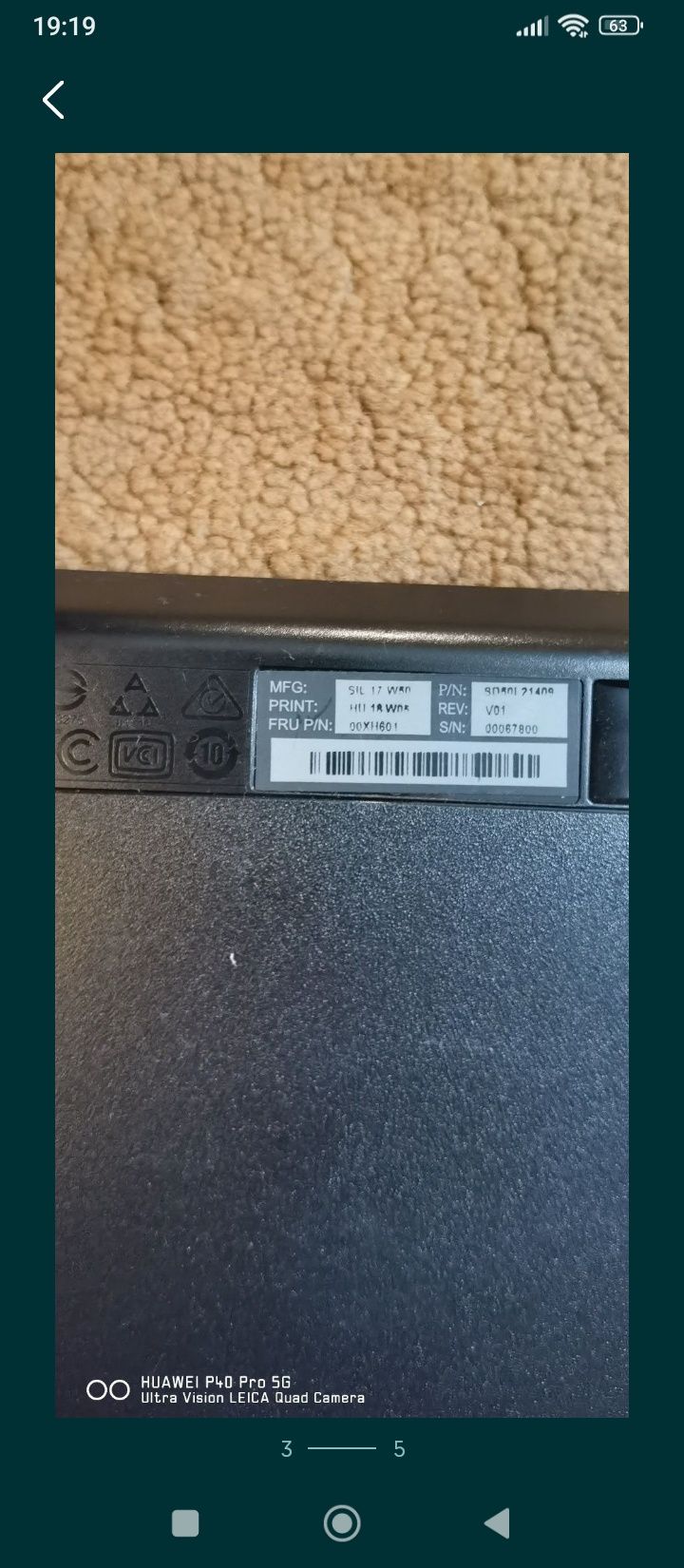 Klawiatura USB lenowo