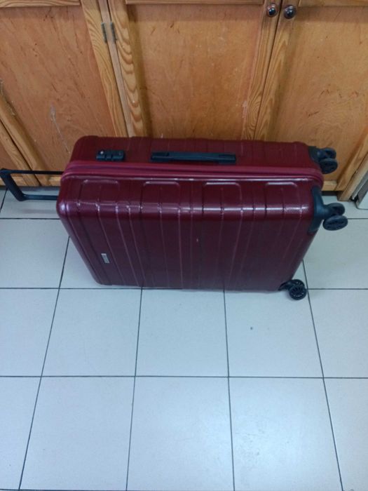 дорожный чемодан на колёсиках 80-х 45  cm