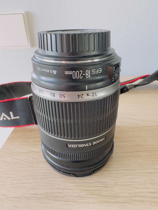 CANON EOS 550D and EFS 18-200m lens