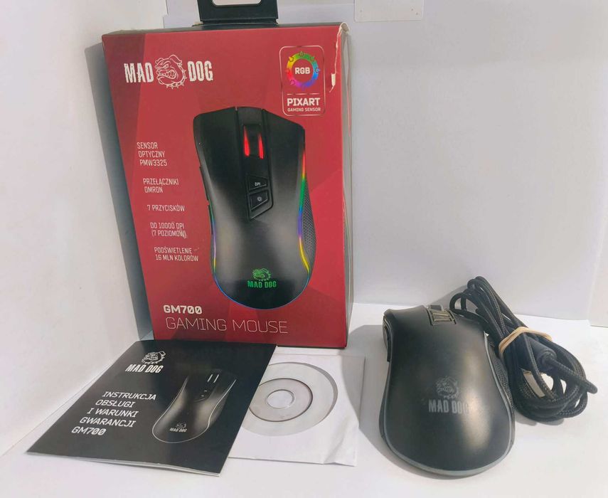 Mysz gamingowa Mad dog GM700