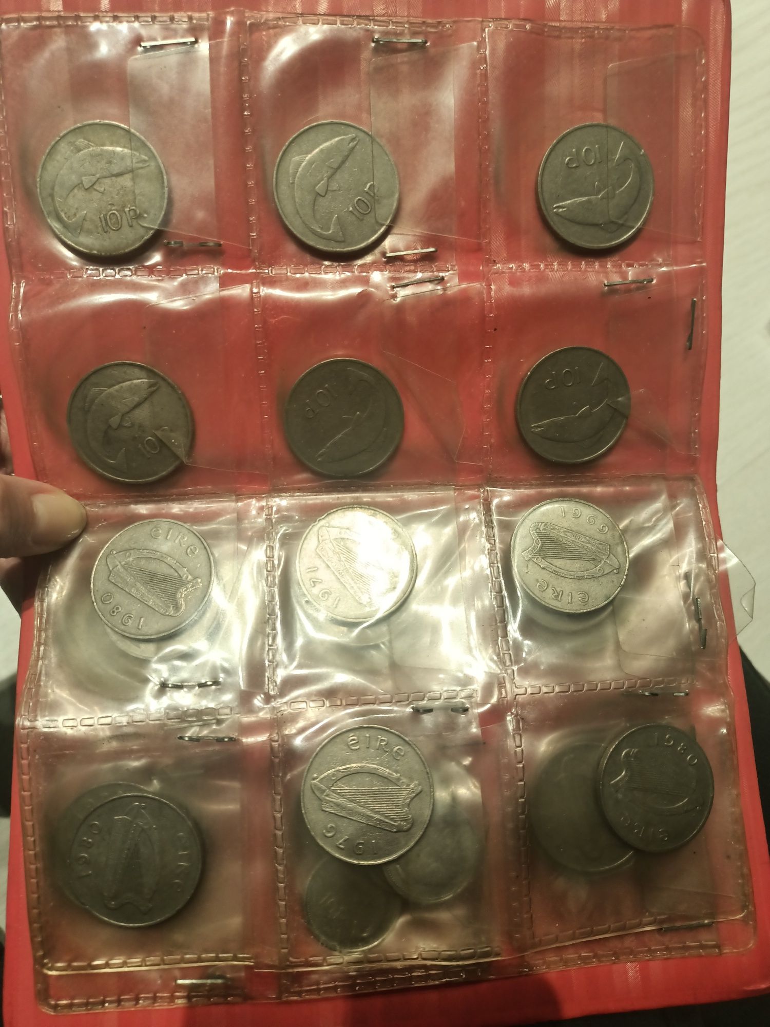 Zestaw klaserów - Irlandia, Eire 5, 10, 20, 50