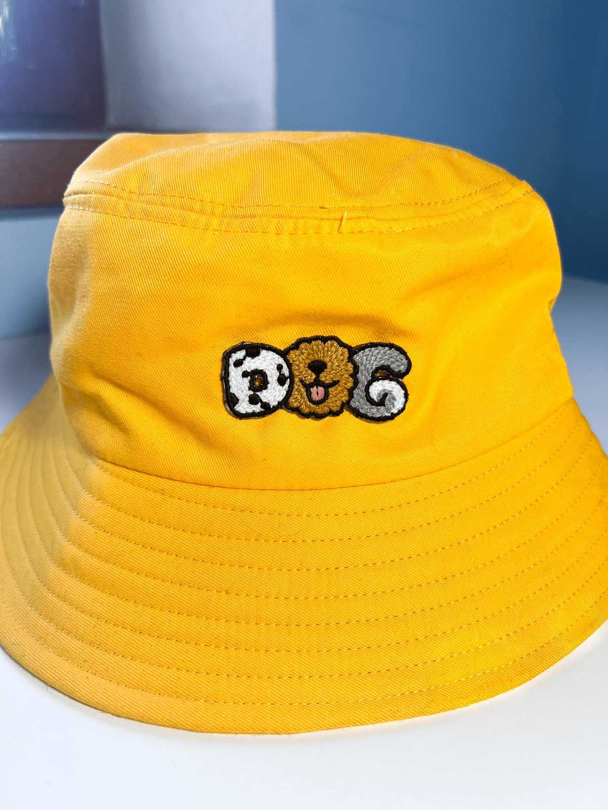 Żółta czapka bucket hat
