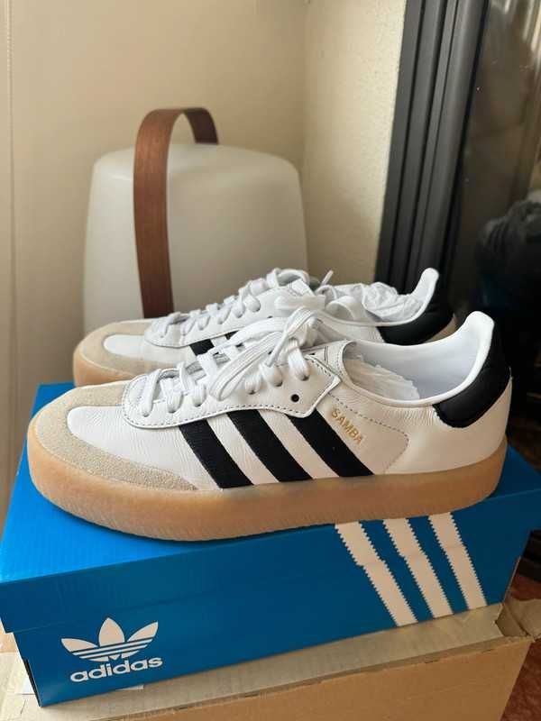 adidas Sambae White Black Gum (Women's)   42