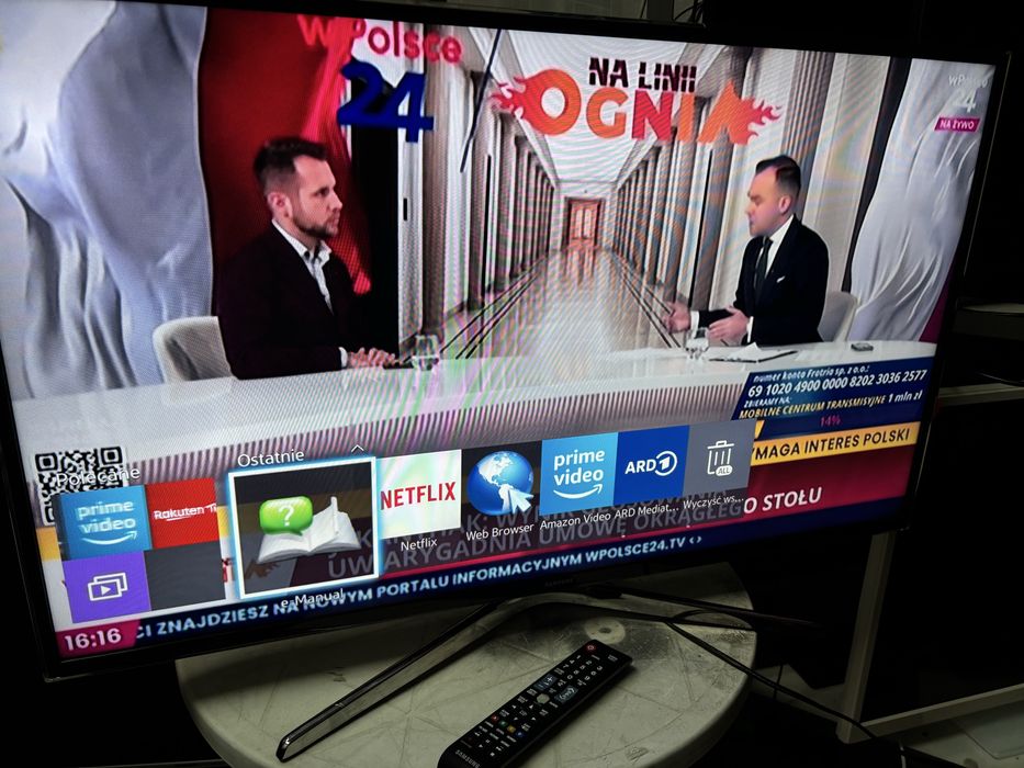 Telewizor led Samsung 40 cali ze Smartem z pilotem
