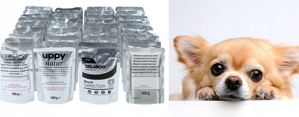 40Szt. Karma Mokra Dla Psa Saszetki Kawałki Sos Galaretka Mix Smaków