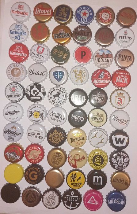 Kapsle od piwa - zestaw 2