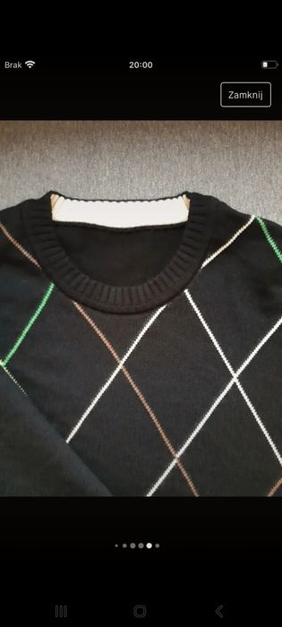 Okazja! Oryginalny sweter merino wool XL