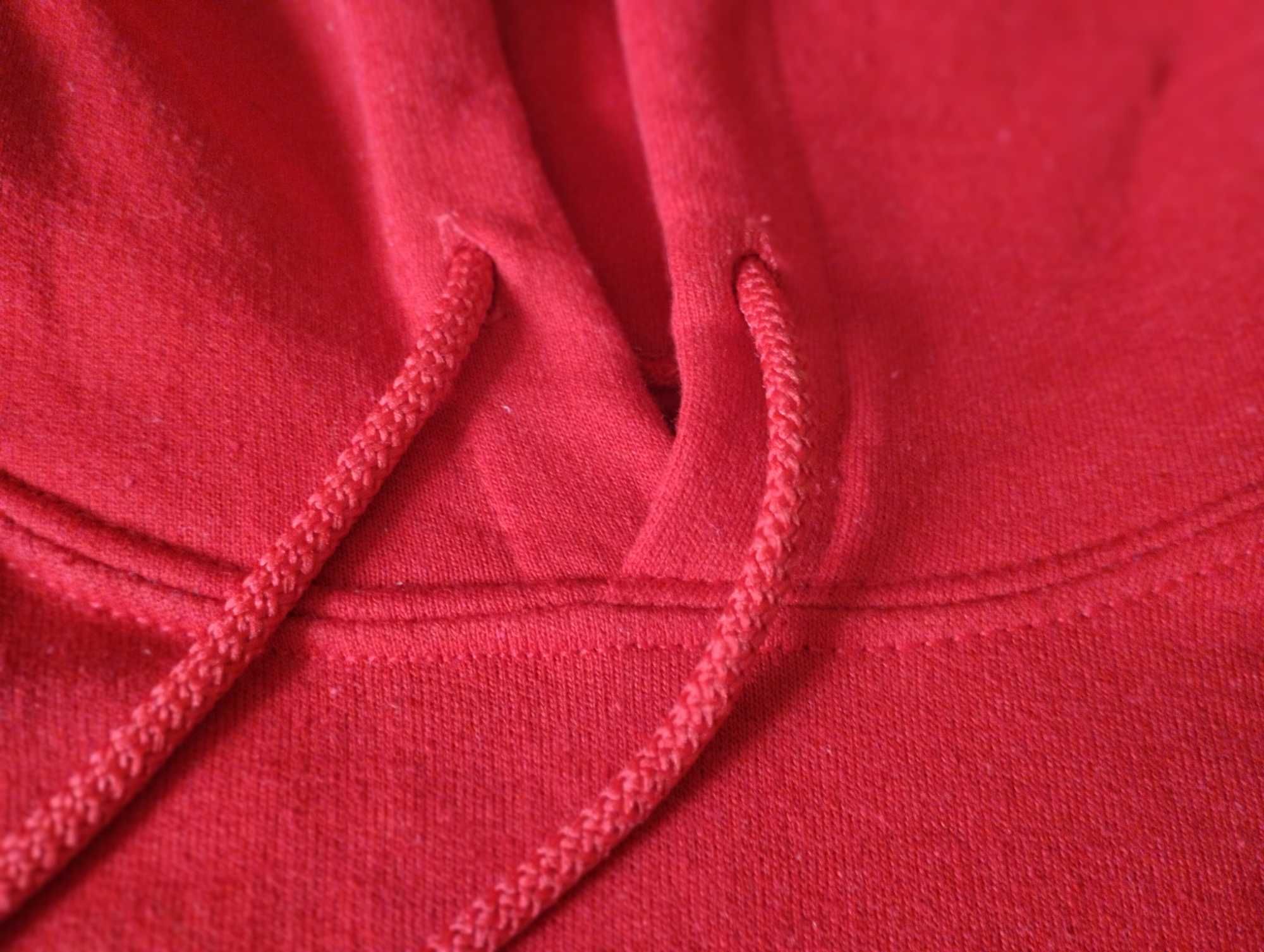 Nowa ciepła czerwona bluza z kapturem NFL San Francisco Stan Nowy L