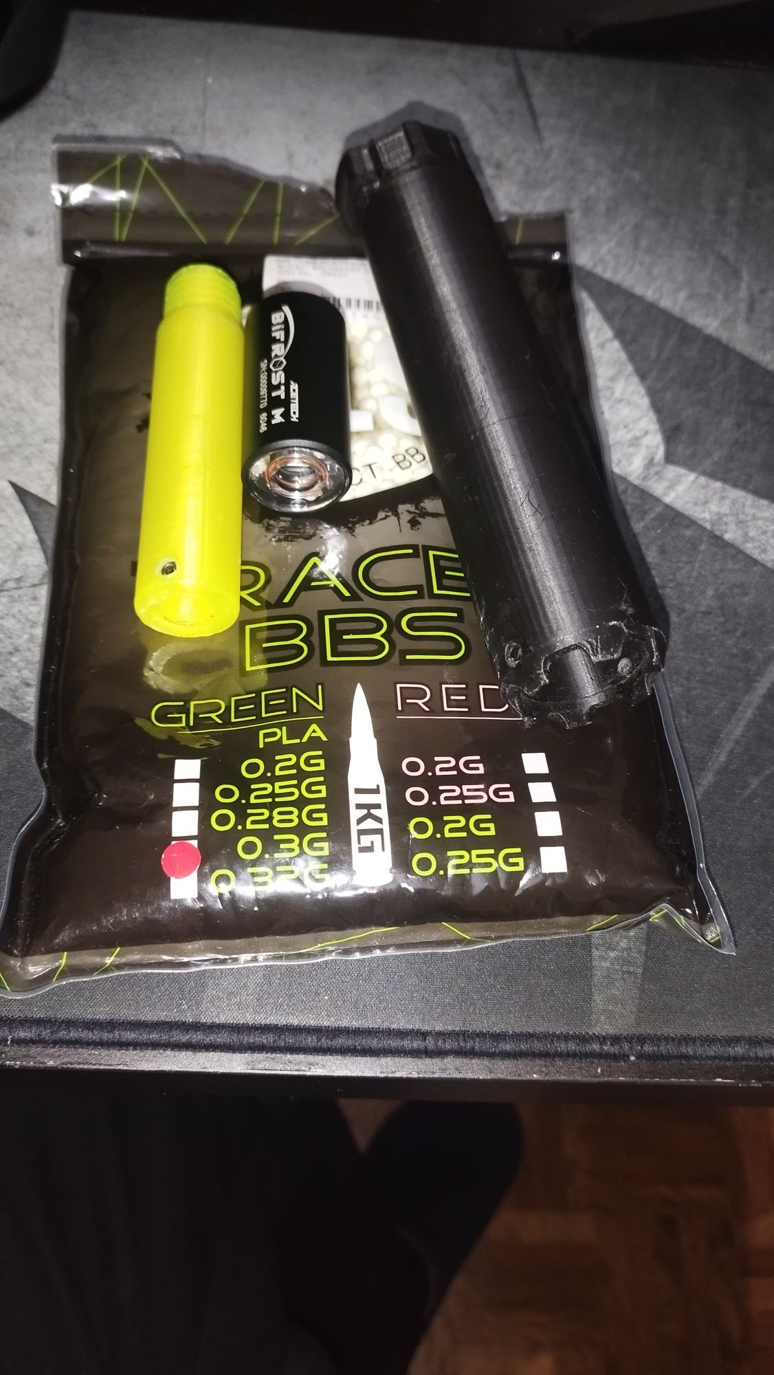 Tracer para airsoft + extras