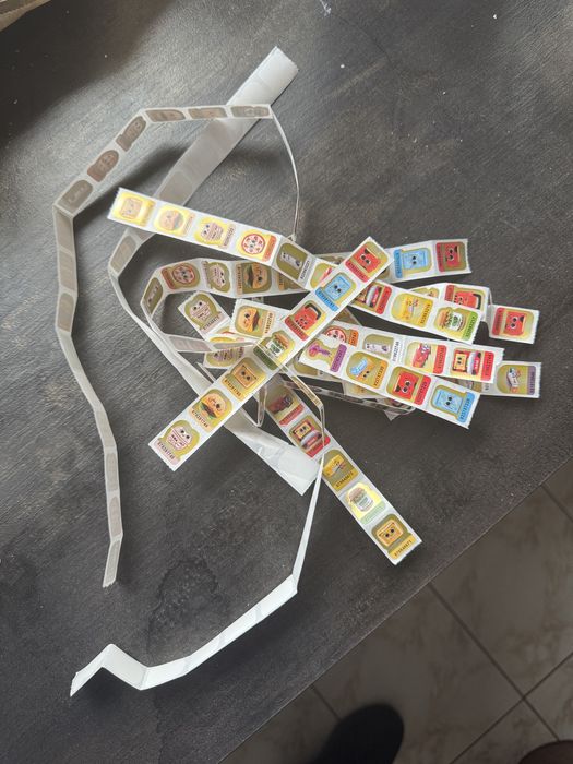 Naklejki z biedronki