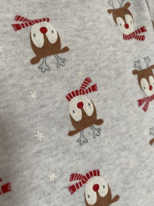 Новорічний світшот з оленями дитячий 74 розмір