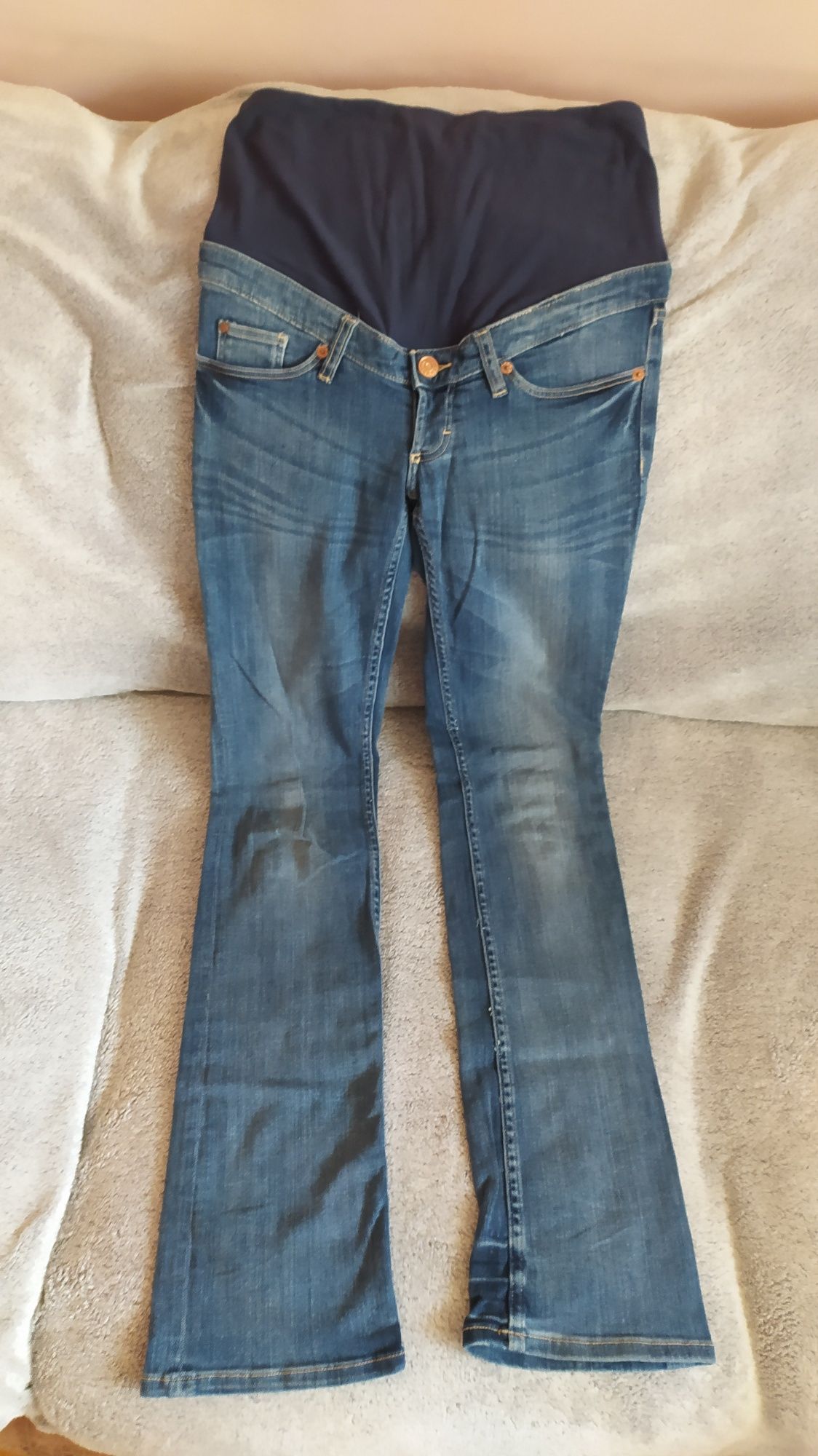 Spodnie ciążowe H&M Mama r. 36 jeansy