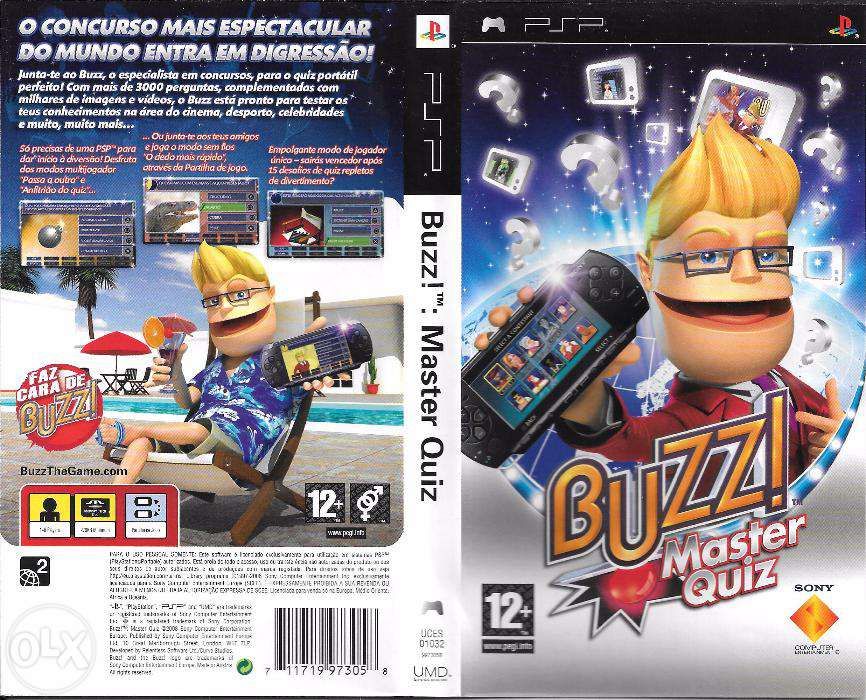Jogo PSP - Buzz! Master Quiz