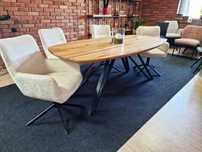 stół dębowy lity dąb owal 240x100 producent dostępny od ręki