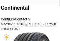 Nowe opony letnie Continental ContiEcoContact 165/60/R15