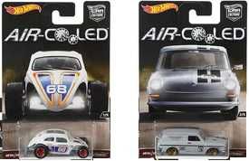 hot wheels premium AIR COOLED 2 sztuki vw: BEETLE + SQUAREBACK