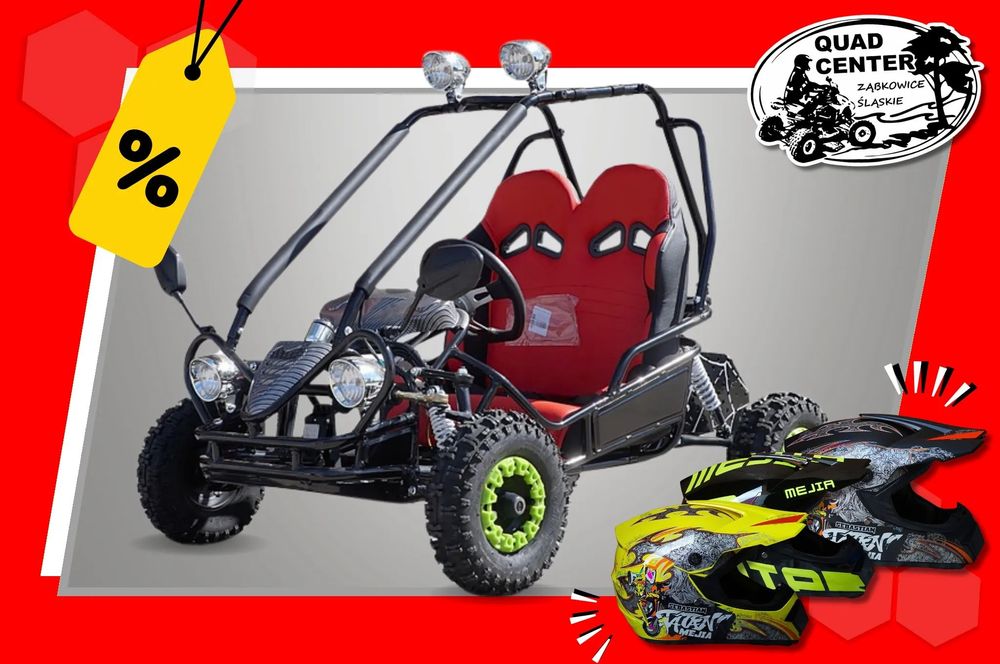 Buggy UTV GOKART Elektryczny 1000W 36V 2 osobowy WSTECZNY 2 biegi