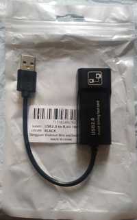 USB LAN сетевая карта юсб  100Mbit / 1Gbit