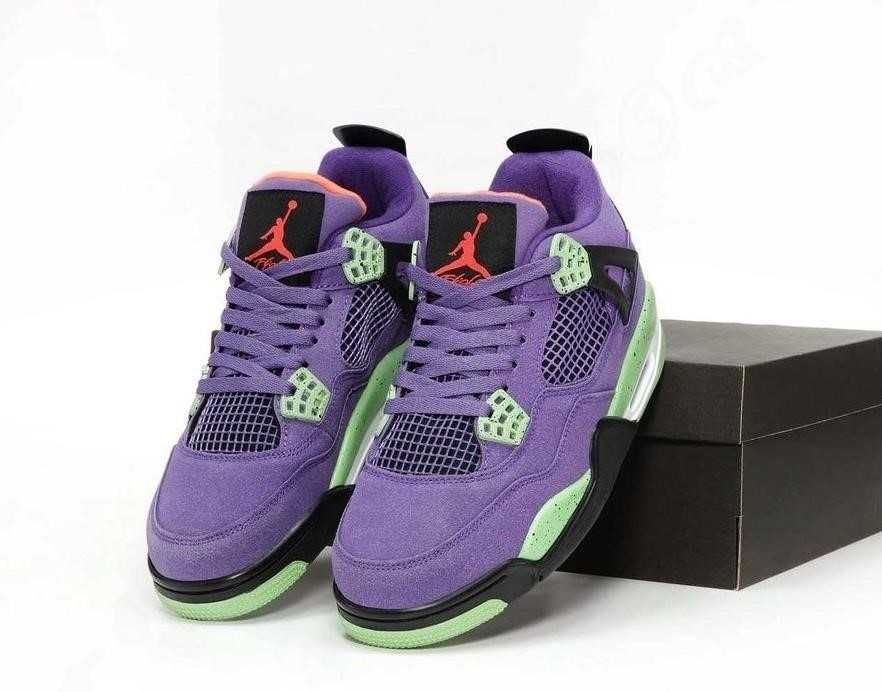 Мужские кроссовки Nike Air Jordan 4 Retro Canyon Purple 41-45 аир