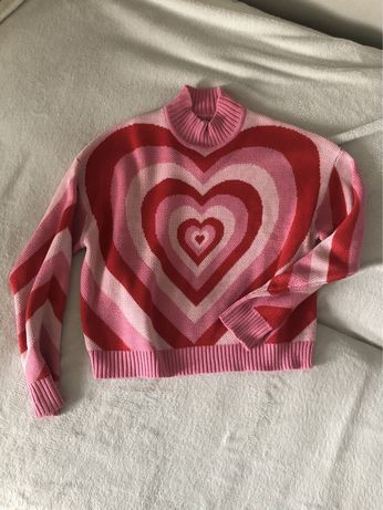 sprzedam sweter z sercem