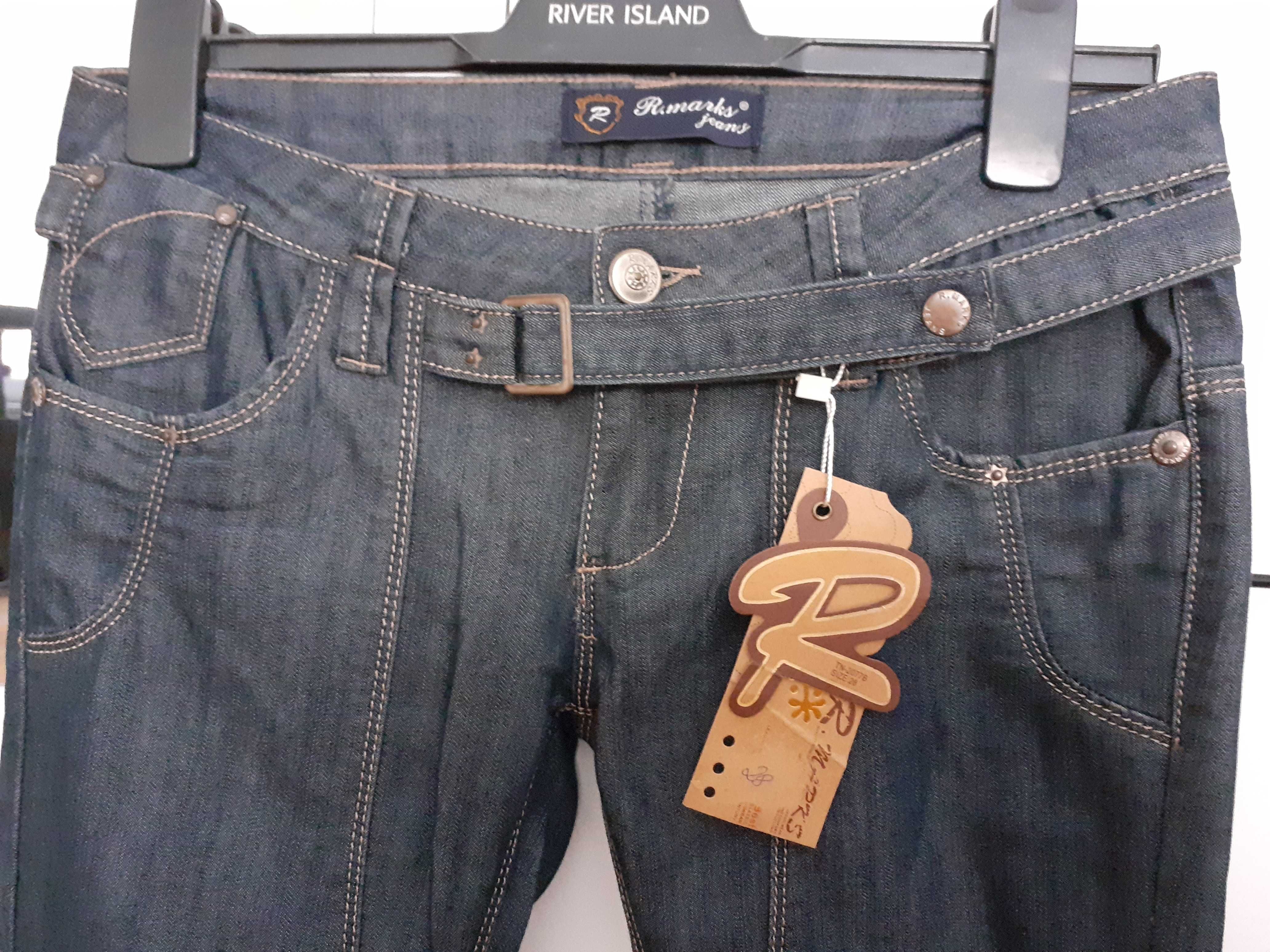 spodnie nowe z metką jeansowe r.28