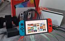 Nintendo switch oled cfw micro sd 1TB 37 gier