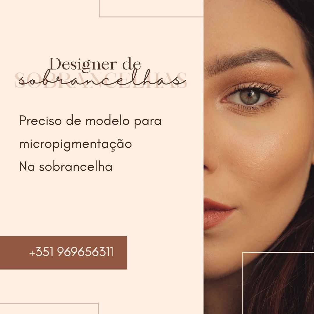 Designer de sobrancelhas com henna 10 euros, micropigmentação 40 euros