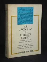 Livro As Crónicas de Fernão Lopes António José Saraiva Antologias