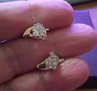Продам сережки Xuping (серьги) из медицинского золота