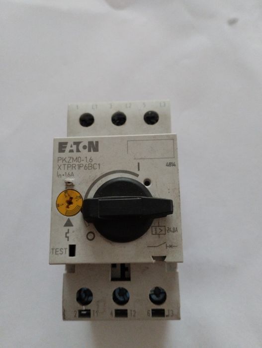 Wyłącznik silnikowy 3P Eaton PKZMO-1.6 A
