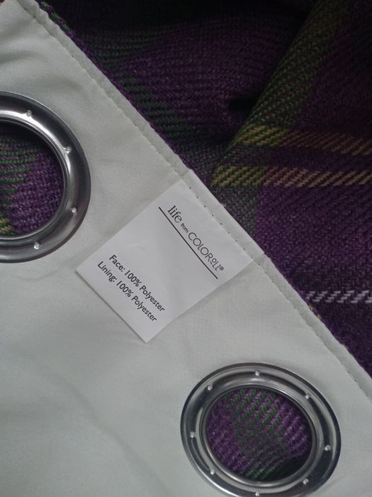 Штори на люверсах .