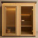 Sauna ogrodowa Premium  2,6x2 m | LED | | Okno 2m | transport w cenie