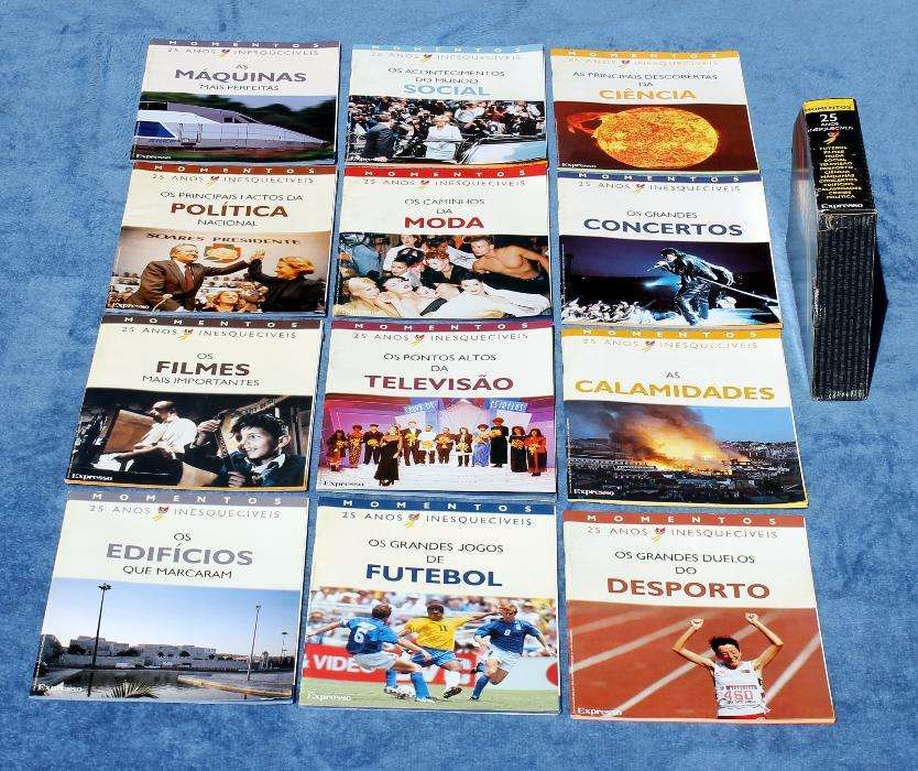 Colecção de 14 fascículos Momentos Expresso - 25 anos