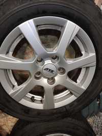 Диски r15 5*112 с зимней резиной Bridgestone r15 195/65